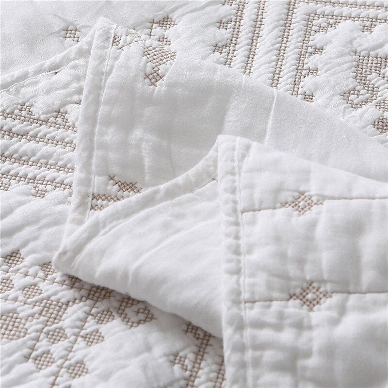Bathilda Embroidered Bedspread Set