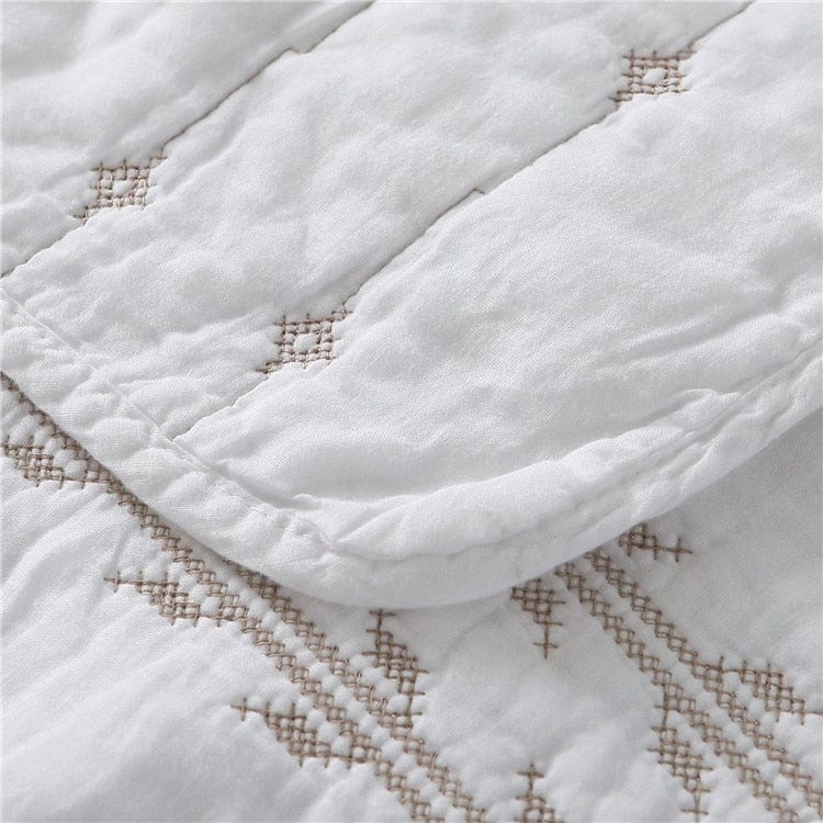 Bathilda Embroidered Bedspread Set