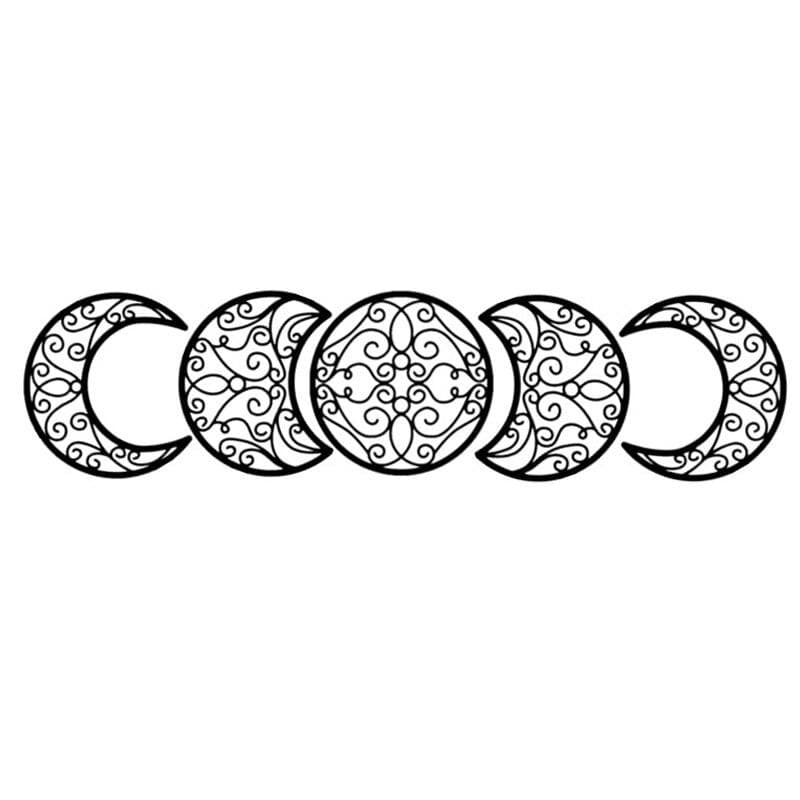 Wooden Moonphase Wall Art