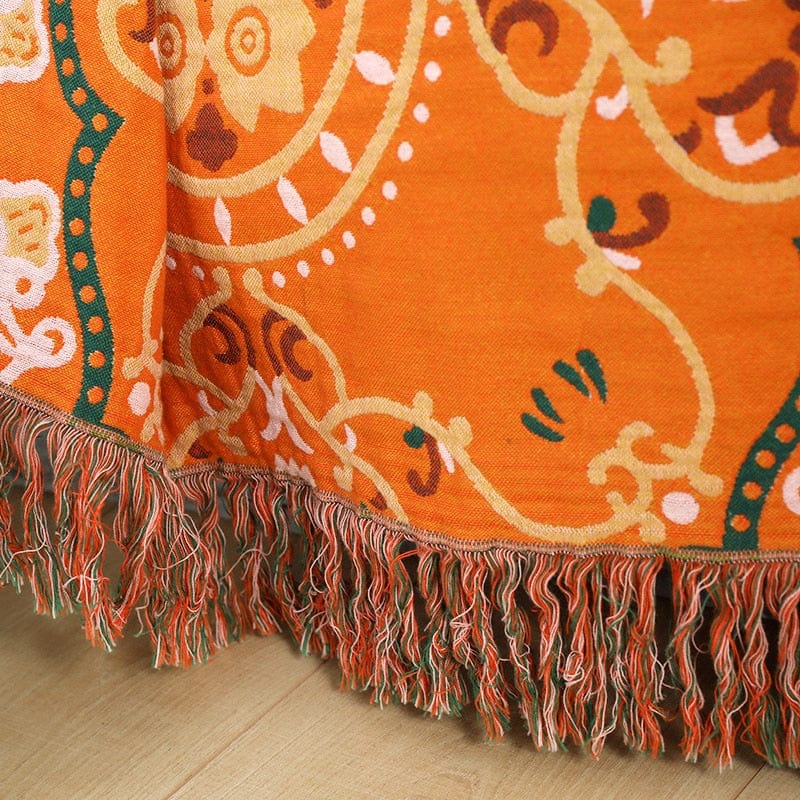 Raine Floral Tasseled Bedspread