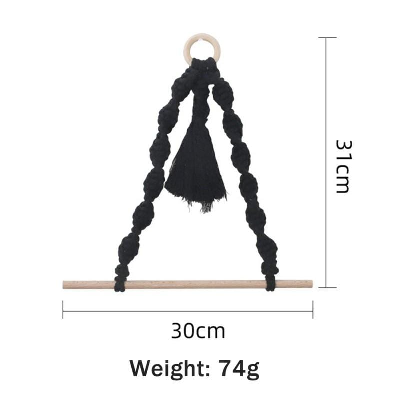 Boho Macrame Wall Hanging Toilet Paper Holder