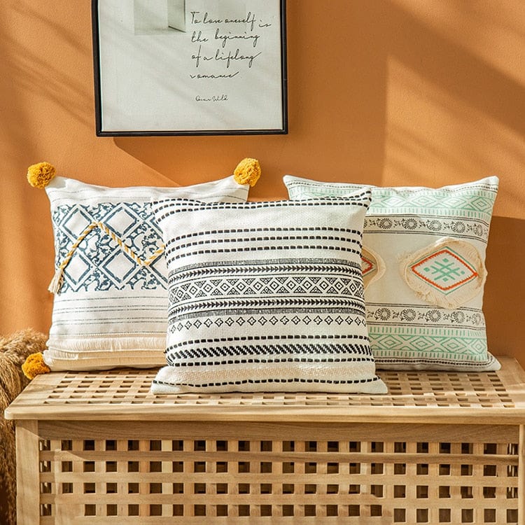 Boho Pattern Print Cushion Covers