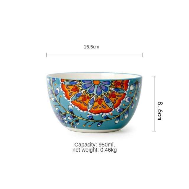 Floral Bohemian Tableware