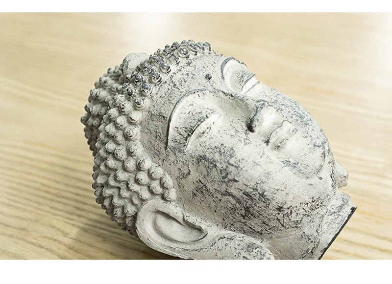 Buddha Head Statue Figurine