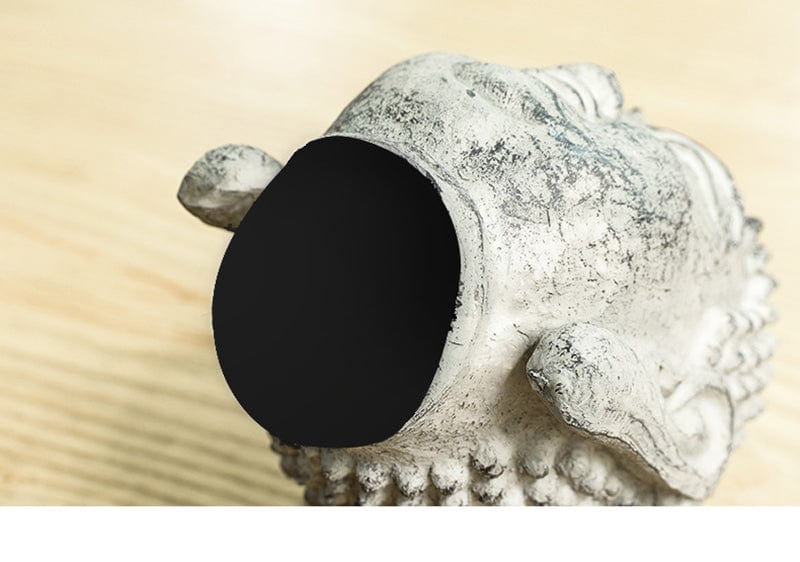 Buddha Head Statue Figurine