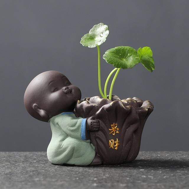 Cute Baby Buddha Flower Pot