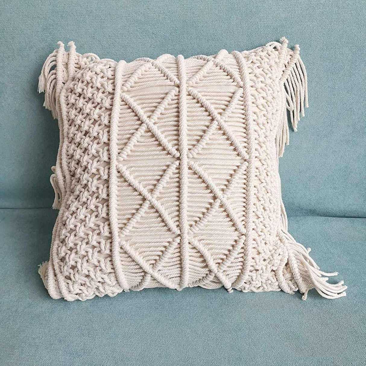Macrame Cushion Cover