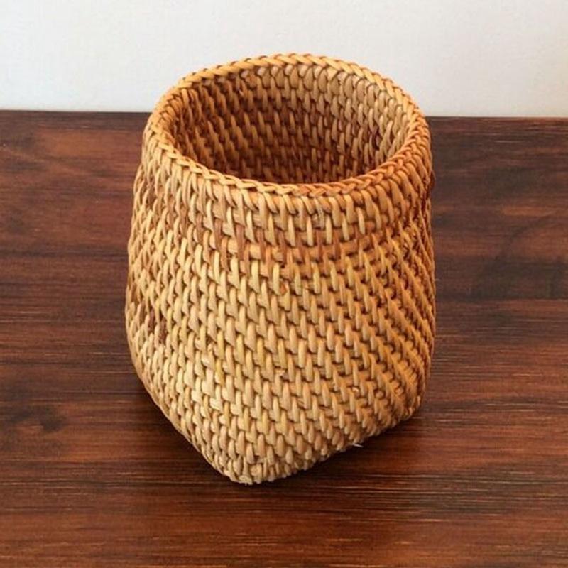 Rattan Bucket Organizer
