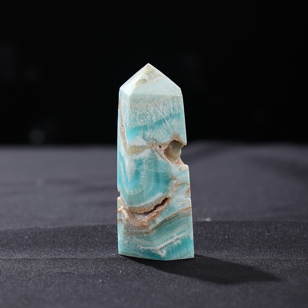 Caribbean Calcite Crystal Point Tower