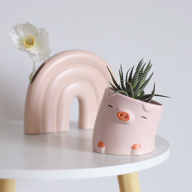 Cartoon Animal Flower Pot