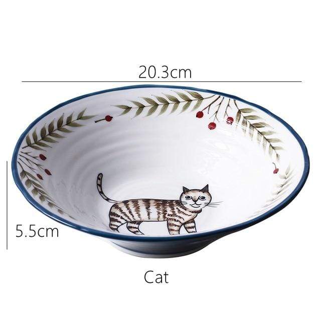 Forest Animals Ceramic Bowls
