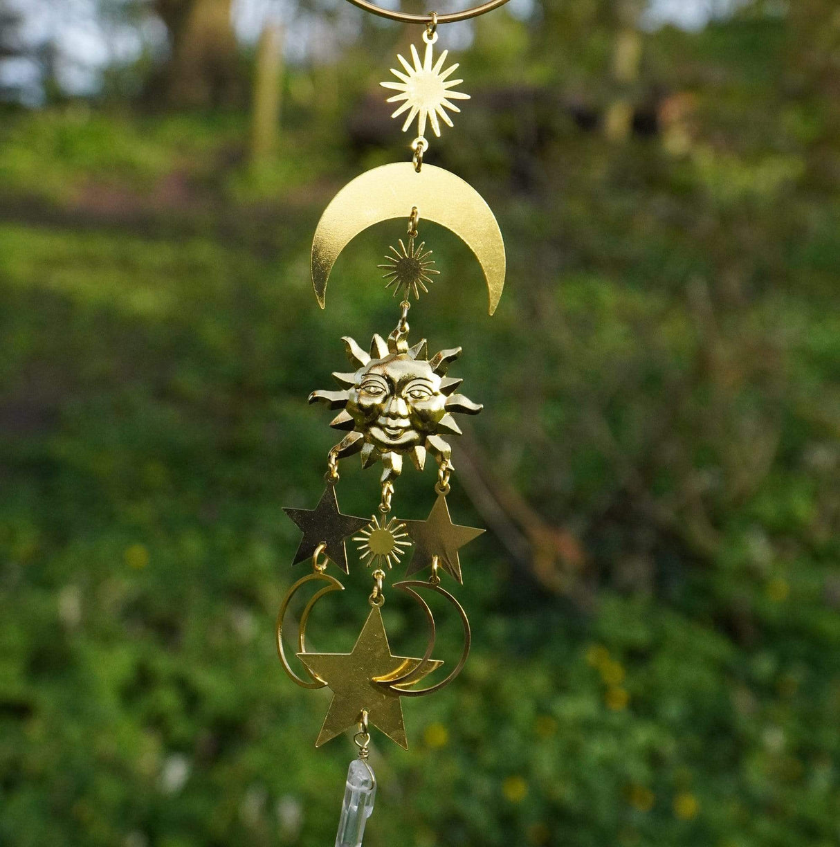 Celestial Sun Moon and Stars Hanging Decor