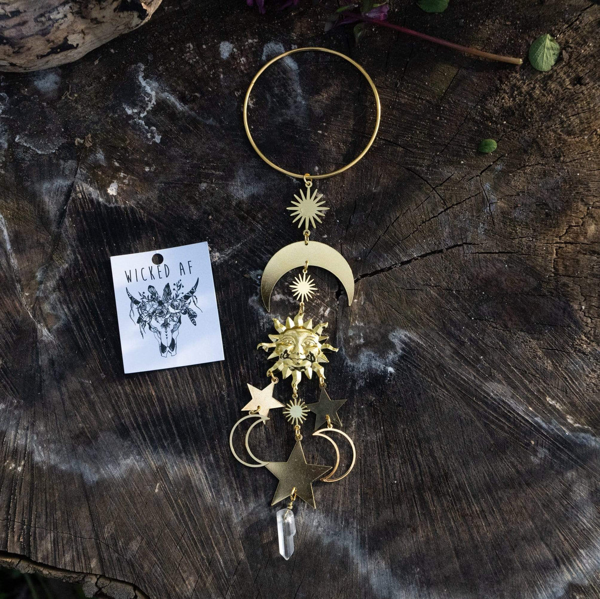 Celestial Sun Moon and Stars Hanging Decor