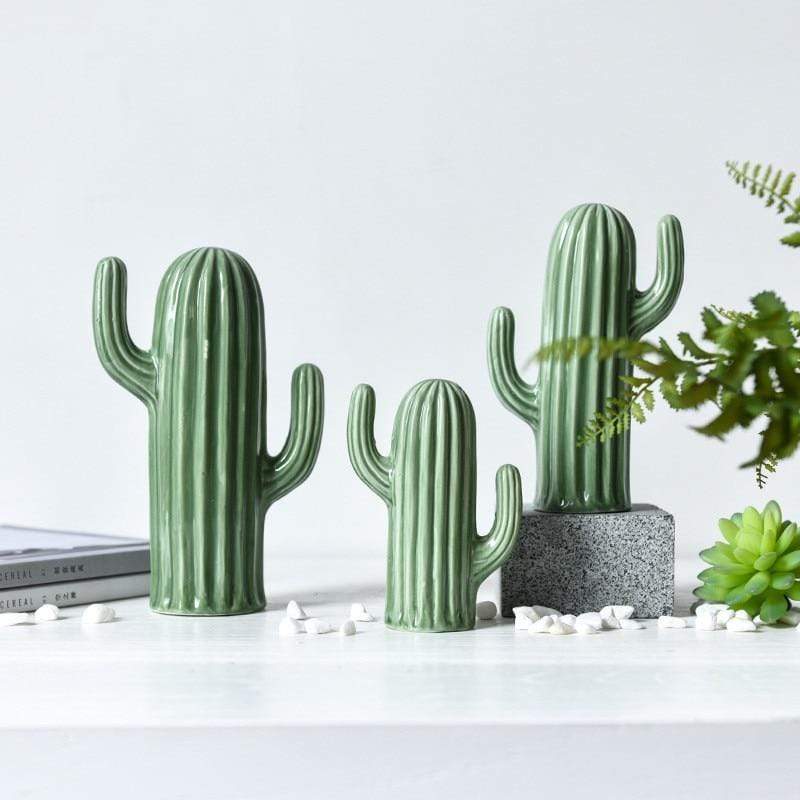 Ceramic Cactus Decor
