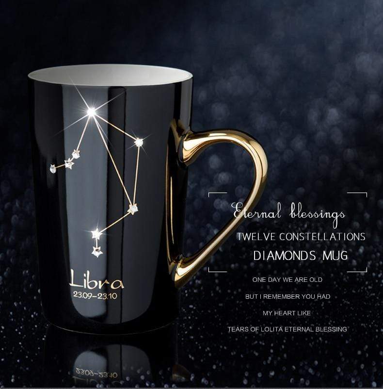 Ceramic Coffee Mug With Your Zodiac Constellation