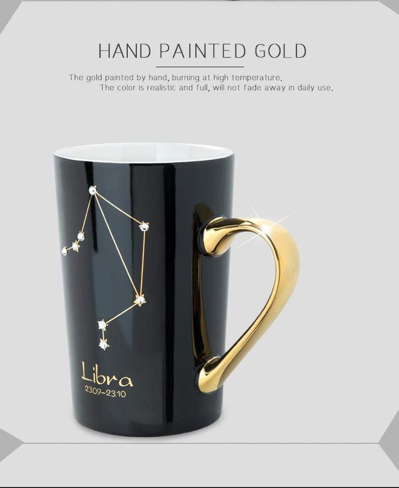 Ceramic Coffee Mug With Your Zodiac Constellation