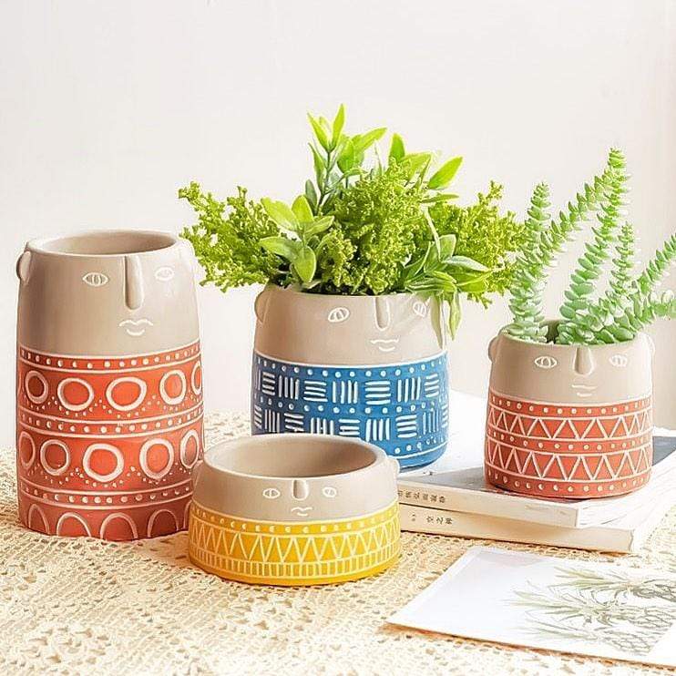Ceramic Face Planter