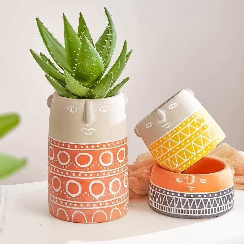 Ceramic Face Planter