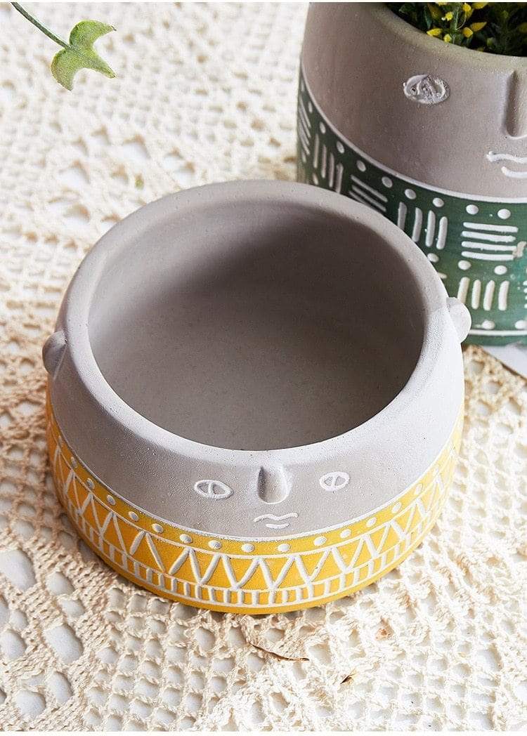 Ceramic Face Planter