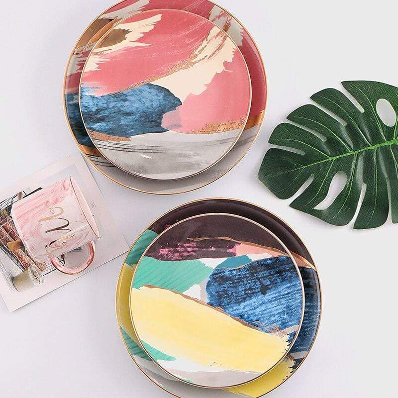 Colored Clouds Plates