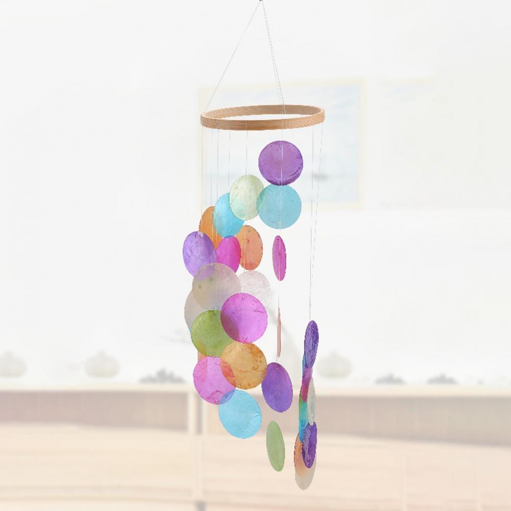 Colorful Capiz Shells Wind Chimes