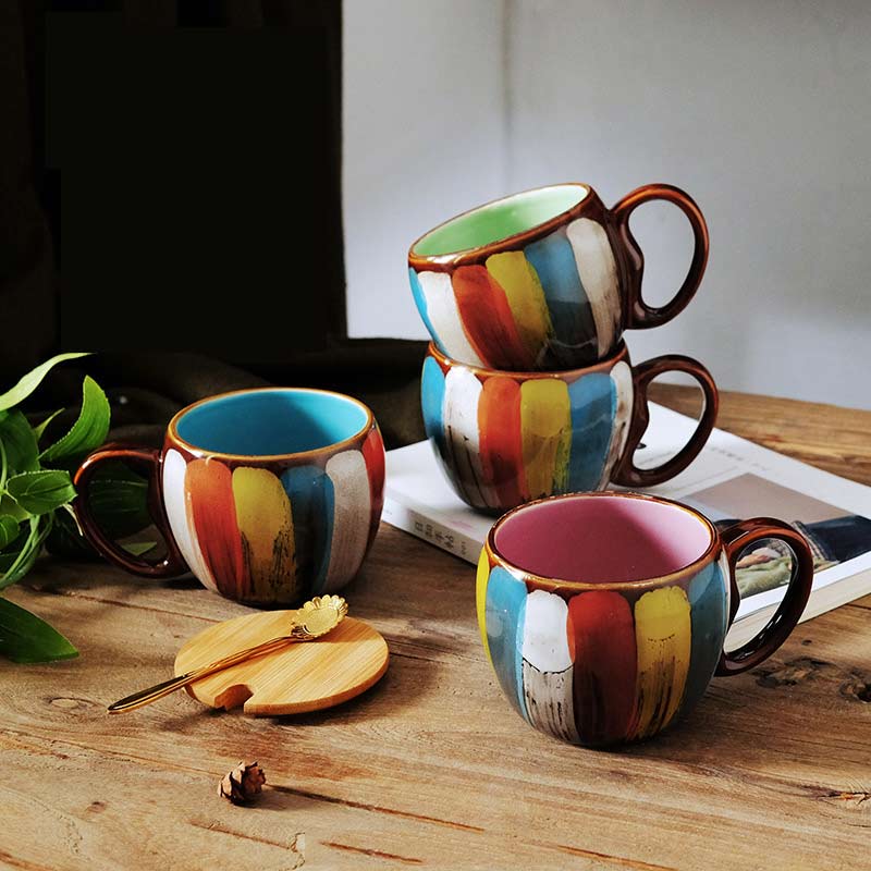 Colorful Hand Painted Mug