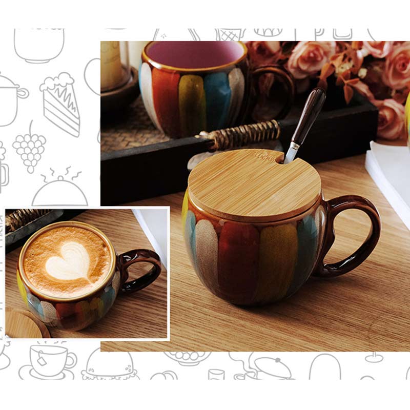 Colorful Hand Painted Mug