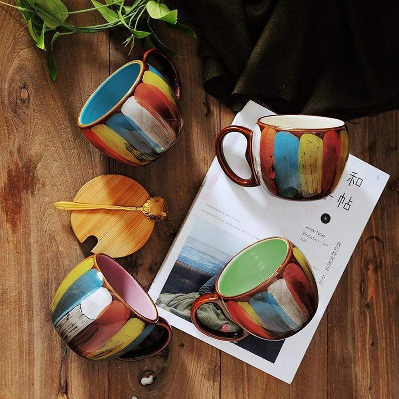 Colorful Hand Painted Mug