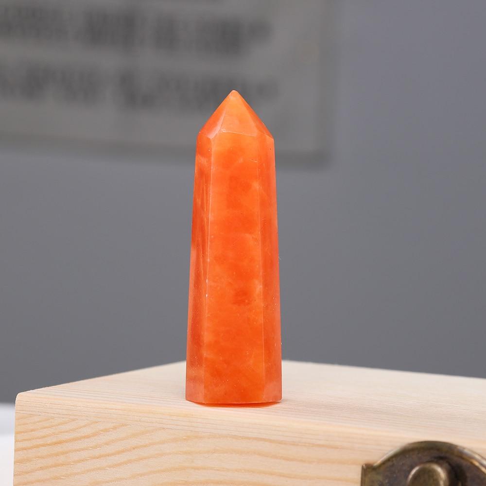 Colorful Natural Crystal Wands Gift Box 8pcs