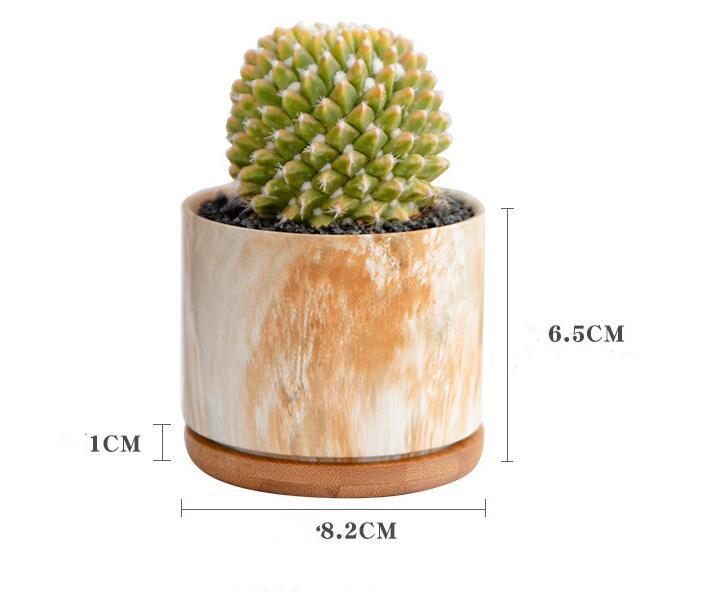 Colorful Tie Dye Flower Pot