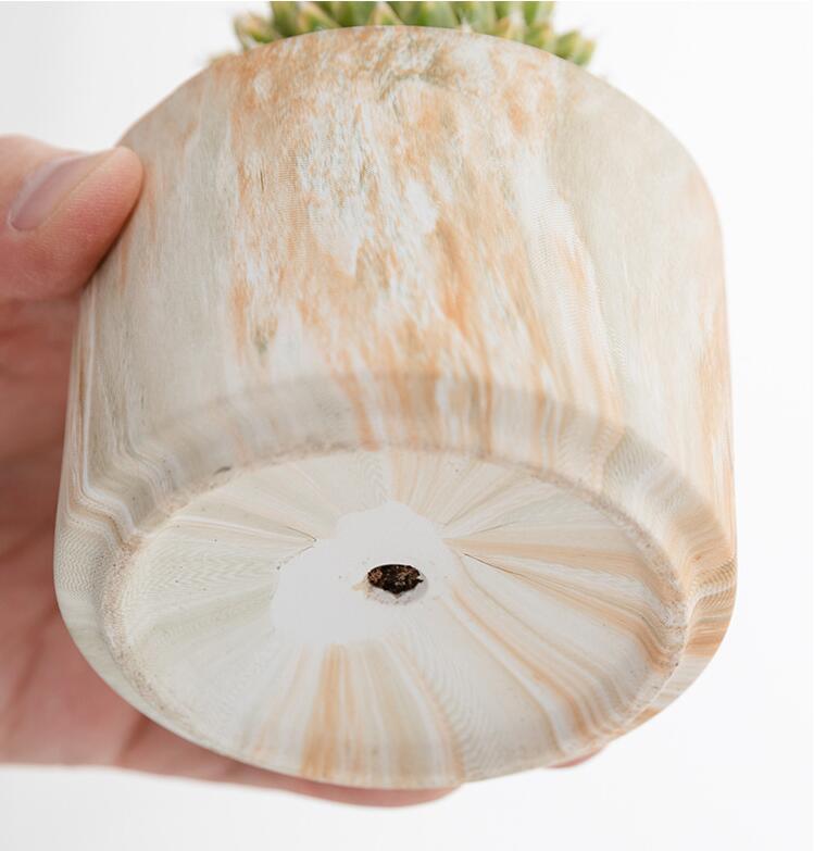 Colorful Tie Dye Flower Pot