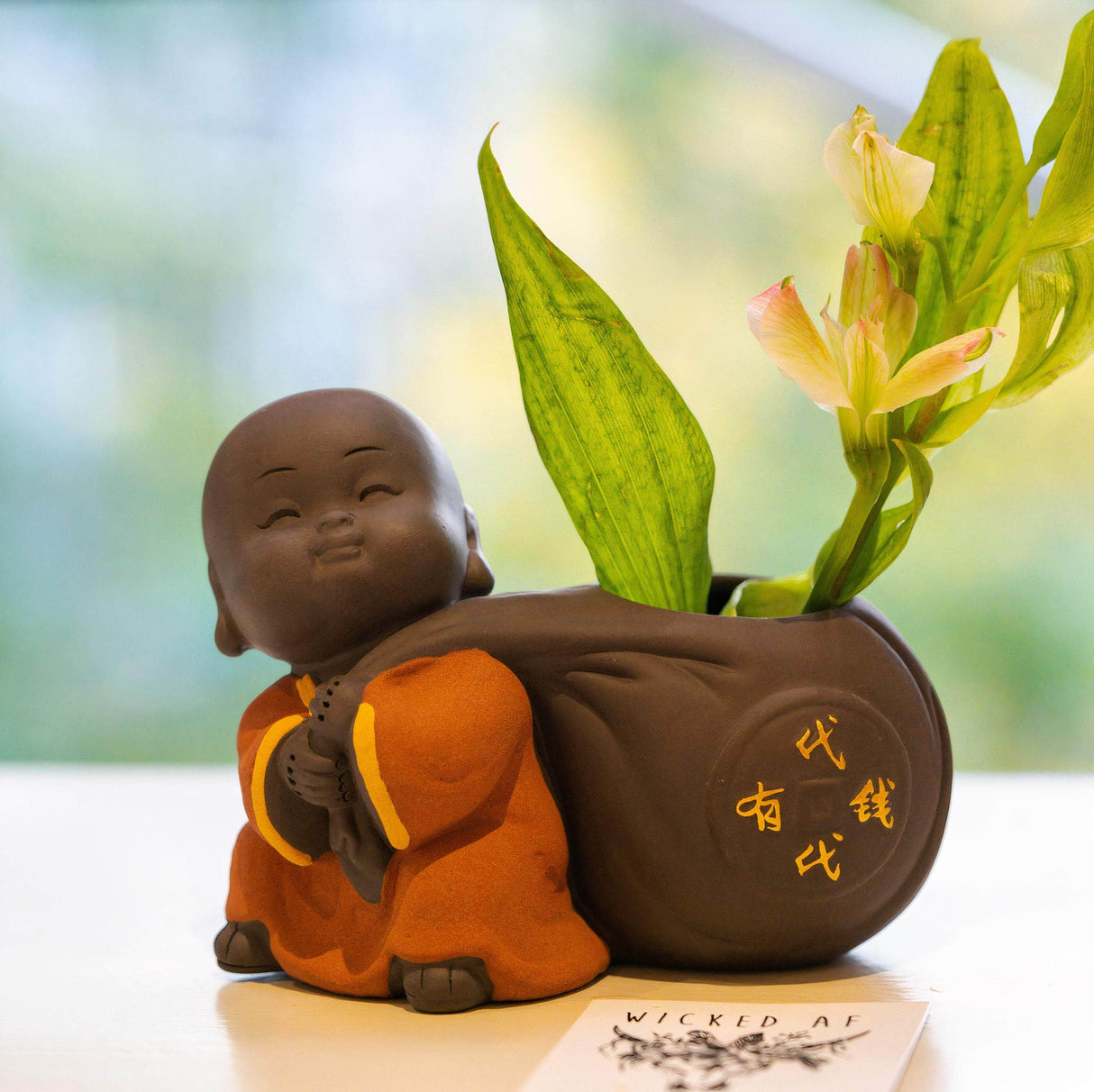 Cute Baby Buddha Flower Pot