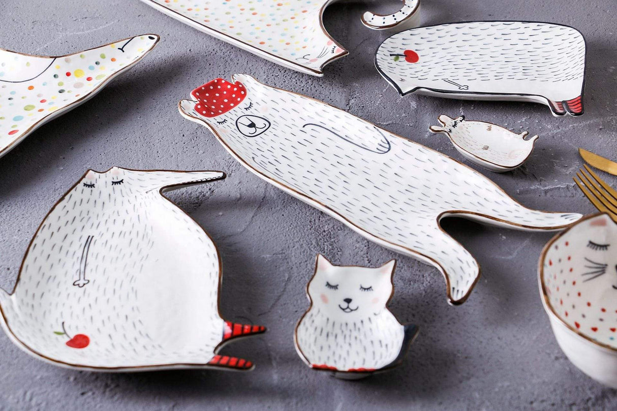 Cute Cartoon Animals Tableware