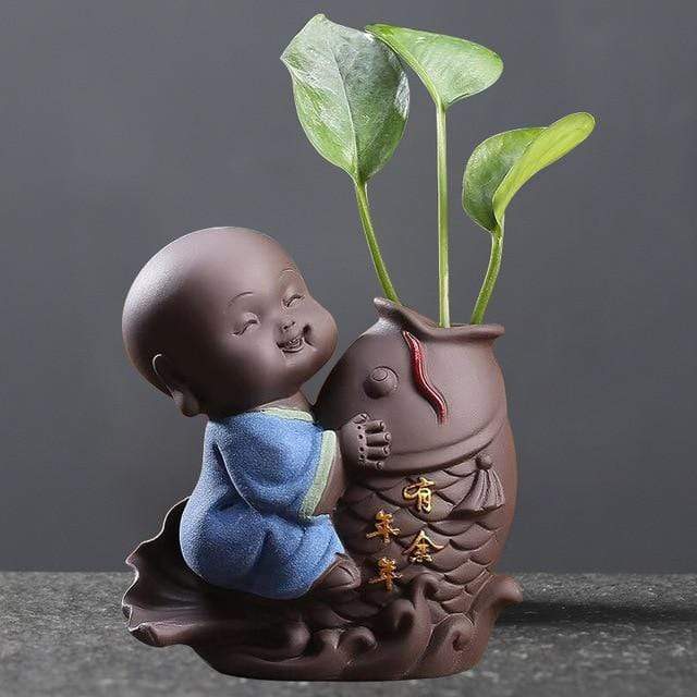 Cute Baby Buddha Flower Pot