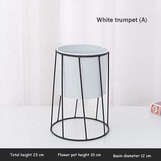 Modern Geometric Iron Planter