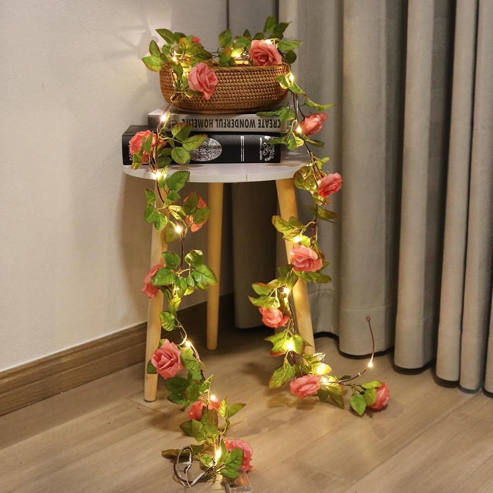 Decorative Rose Vine String Lights