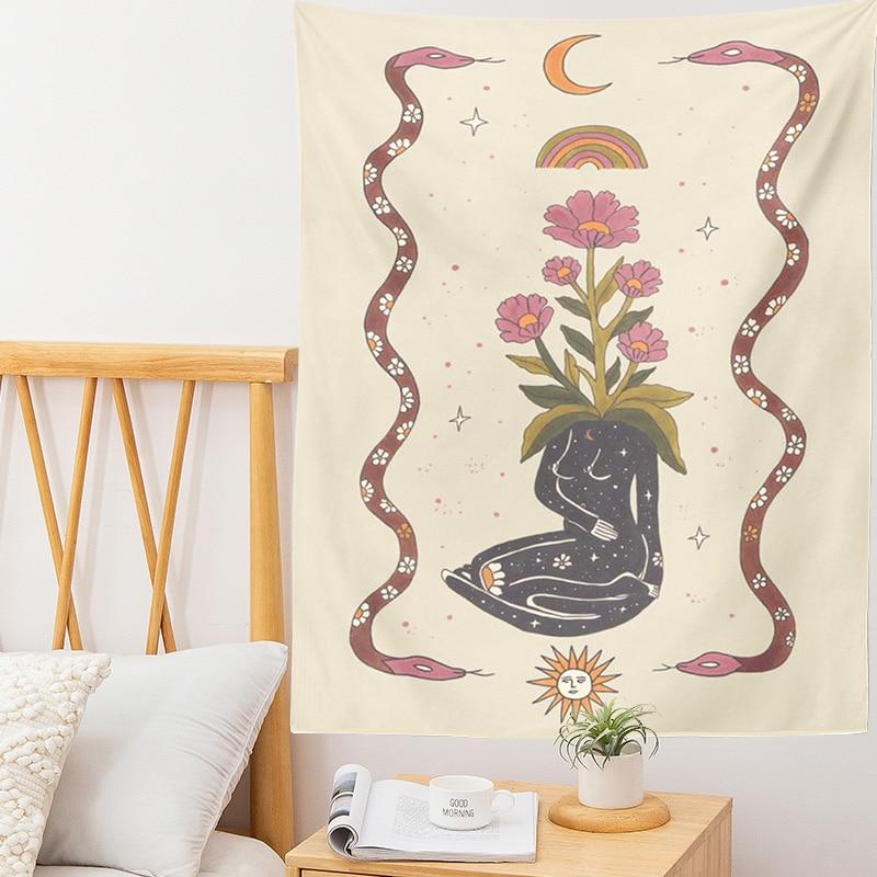 Divine Goddess Connection Tapestry