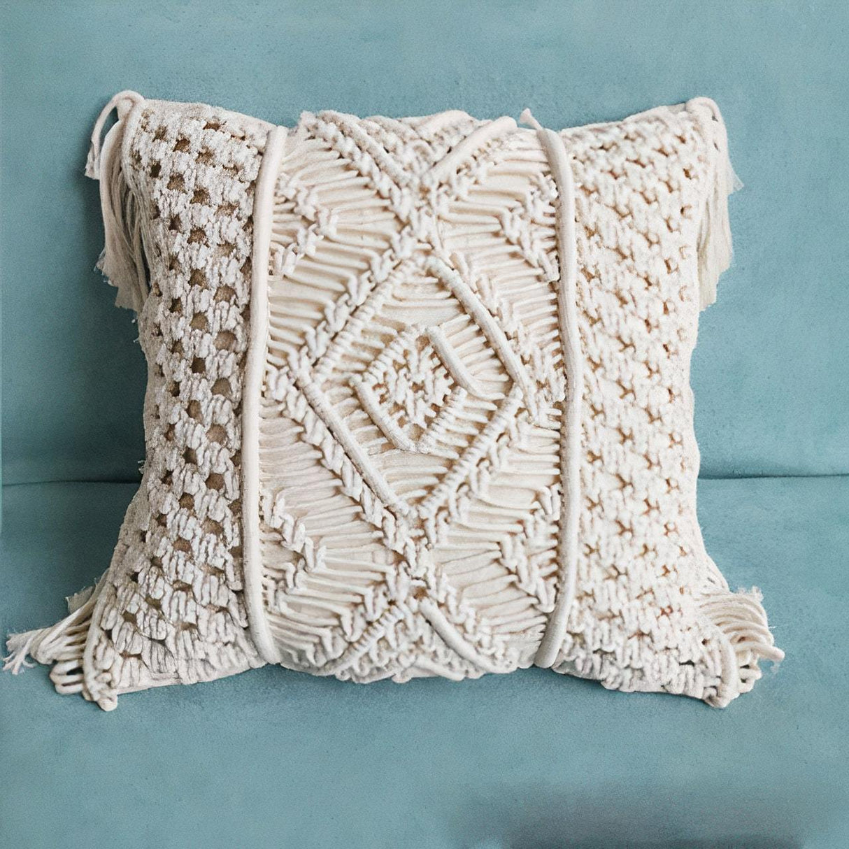Macrame Cushion Cover