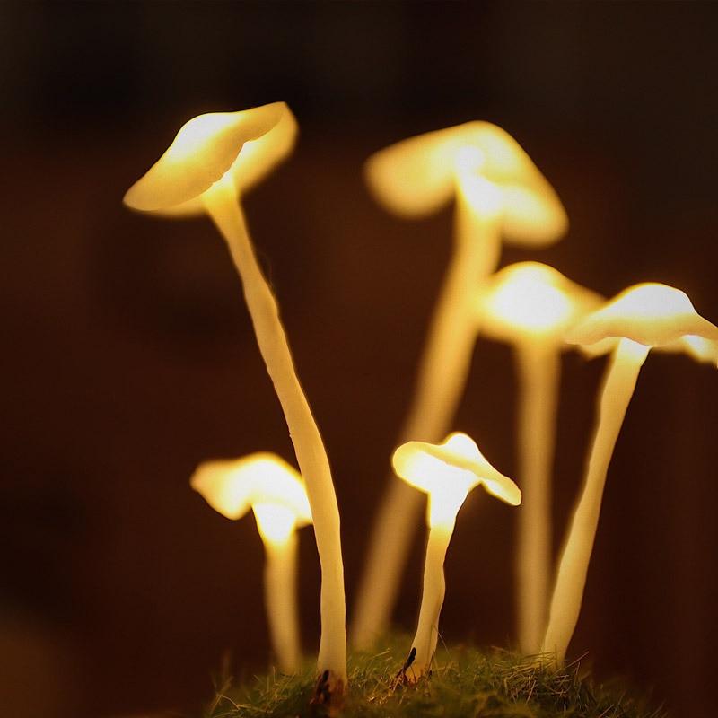 DIY Enchanted Mushroom Forest Lamp