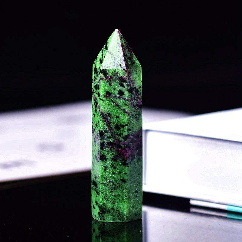 Epidote Crystal Wand