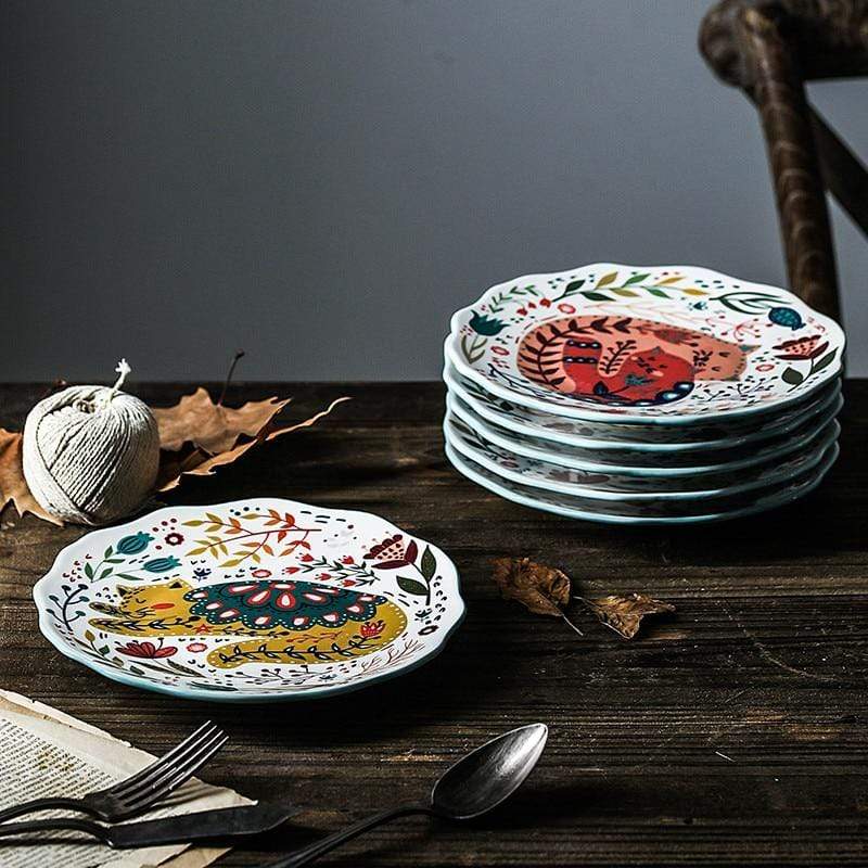 Everybody Wants To Be A Cat Ceramic Plates
