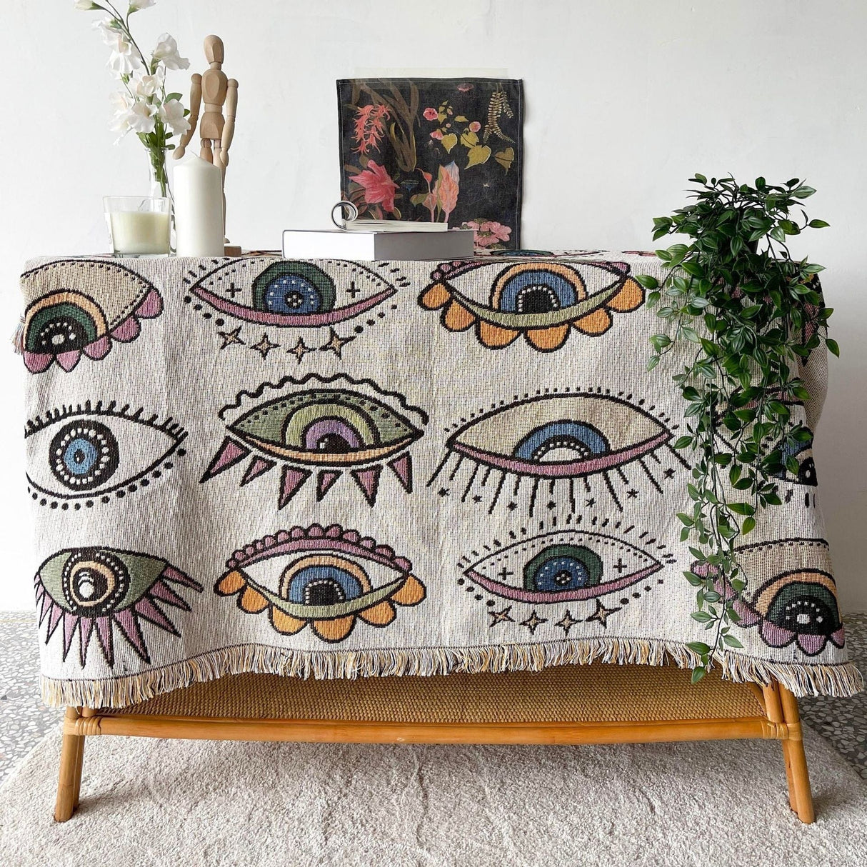 Eyes On You Throw Blanket