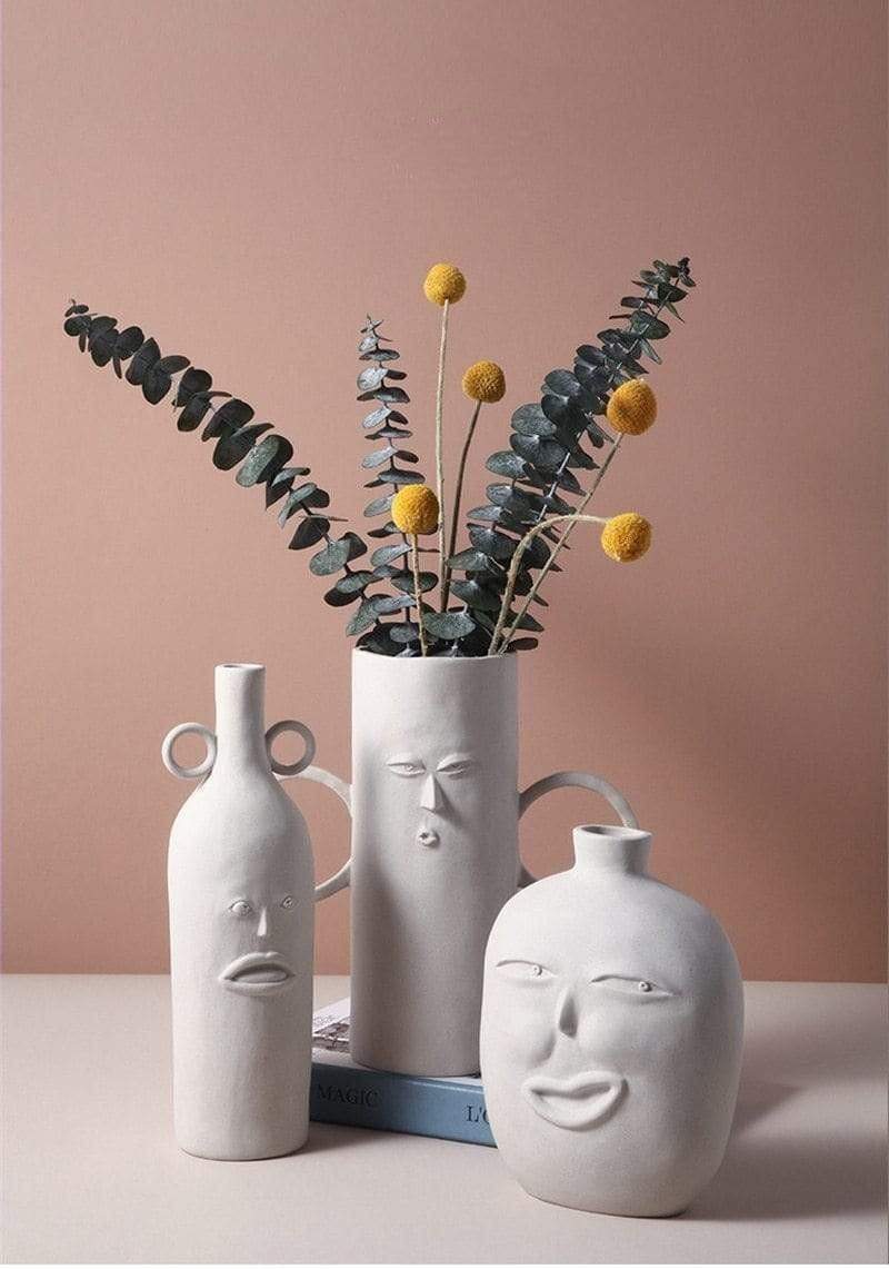 Faces Decor Pots