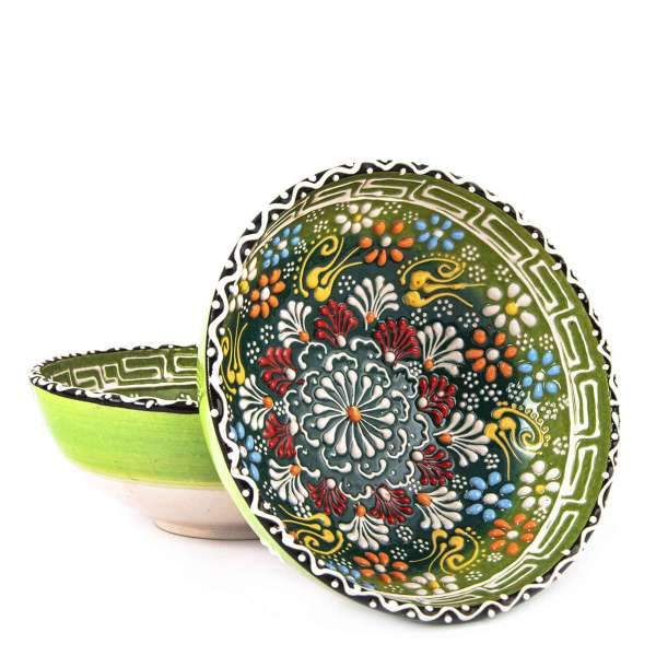 Floral Pattern Ceramic Bowl