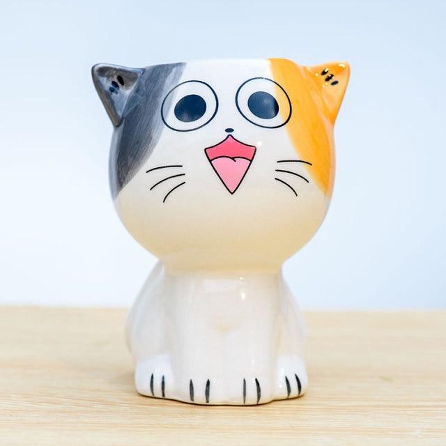 Cartoon Cat Flower Pots