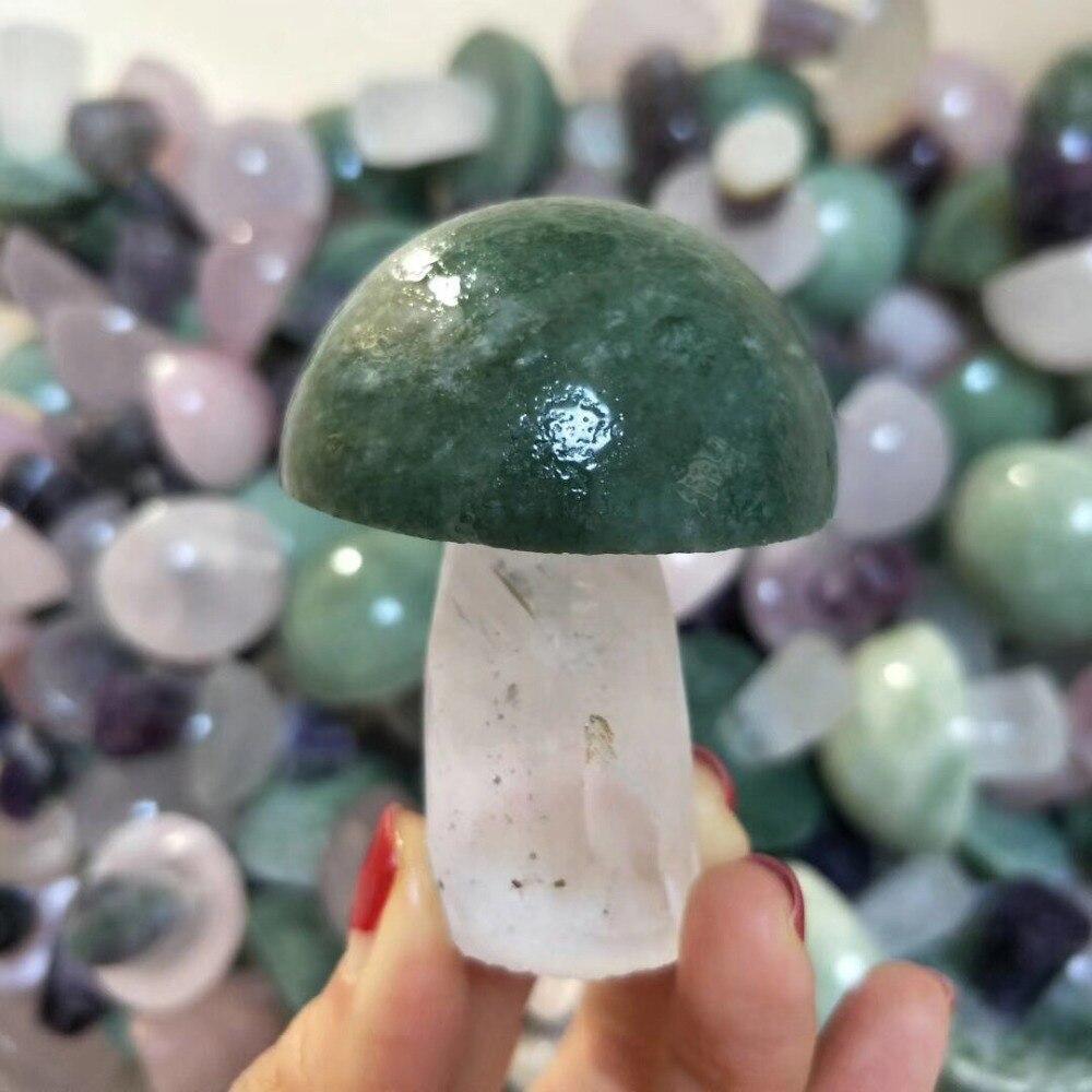 Fluorite Mushroom Crystal Carving