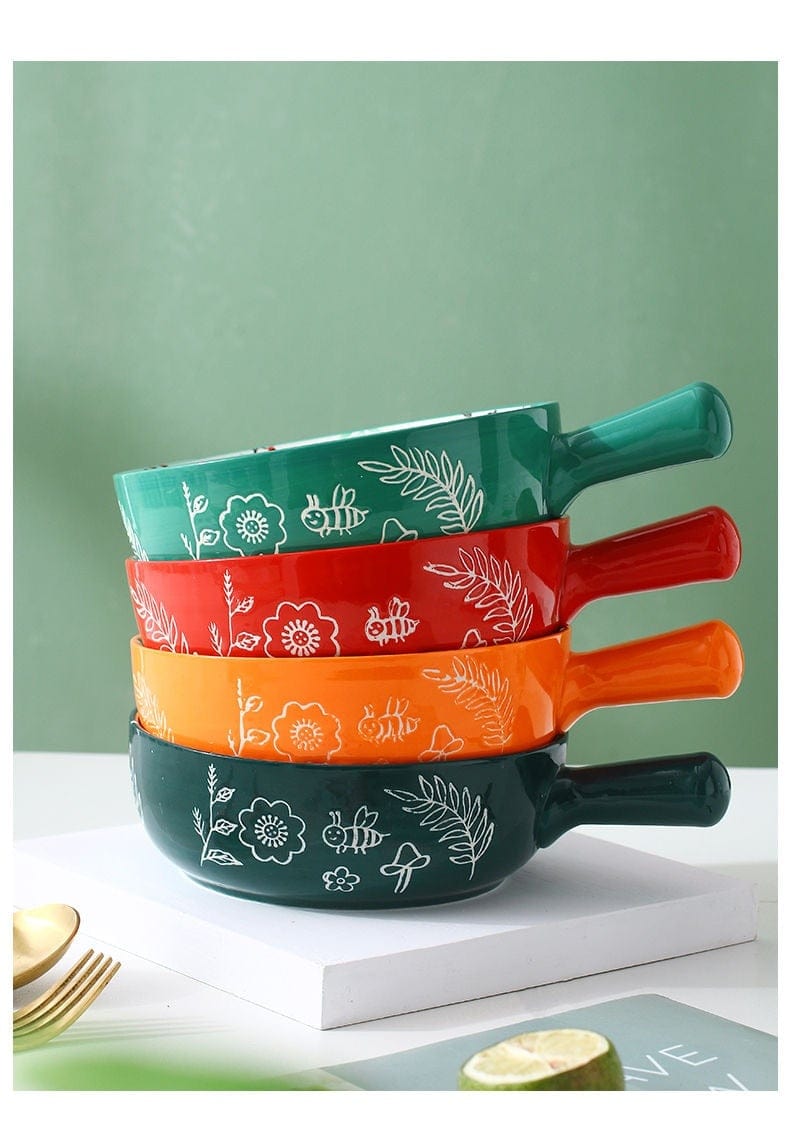 Forest Animals Ceramic Bowls