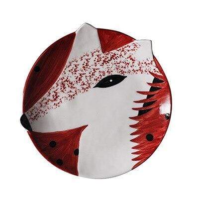 Hand Painted Animal Ceramic Plates