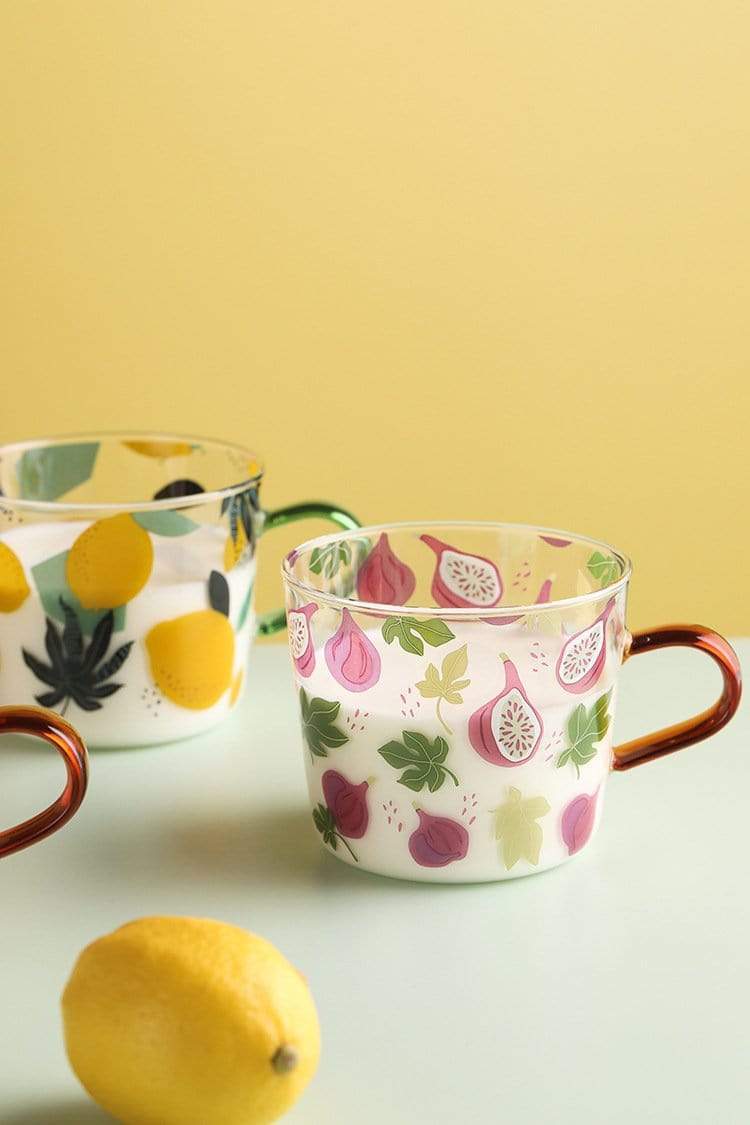 Fruits Coffee Glass Mug