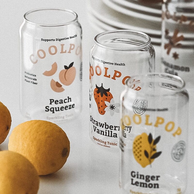 Fruits Glass Can Cup